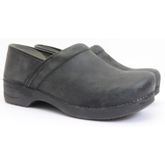 Dansko Men's US 11.5-12 (EUR 45) Professional Black Slip-OnClog Comfort Shoes